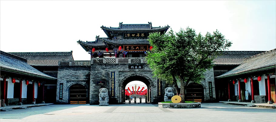 lee courtyard, Lee, Courtyard, Main, Entrance, the main entrance, kwong sin door, architecture, building exterior, built structure