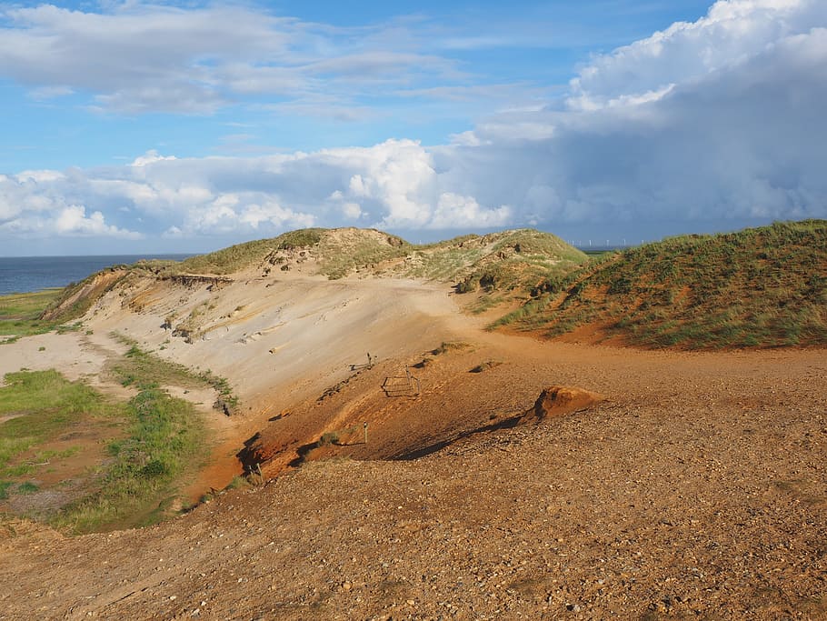 morsum-kliff, acantilado, piedra de arena, arena, colorido, color, acantilados, sylt, morsum, reserva natural
