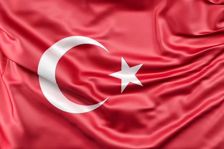 중국 국기, 터키 국기, 깃발, 터키, 중간, 동쪽, 상징, 빨간, 터키 사람, 실크