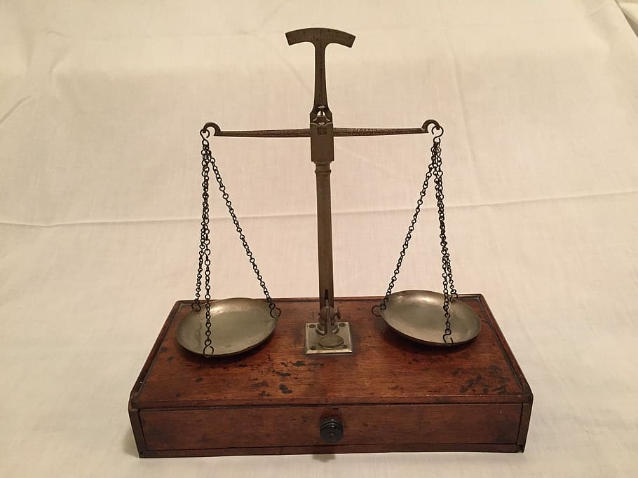 vintage, balancing scale, white, textile, Scales Of Justice, Weigh In, Antique, scale, even, equal