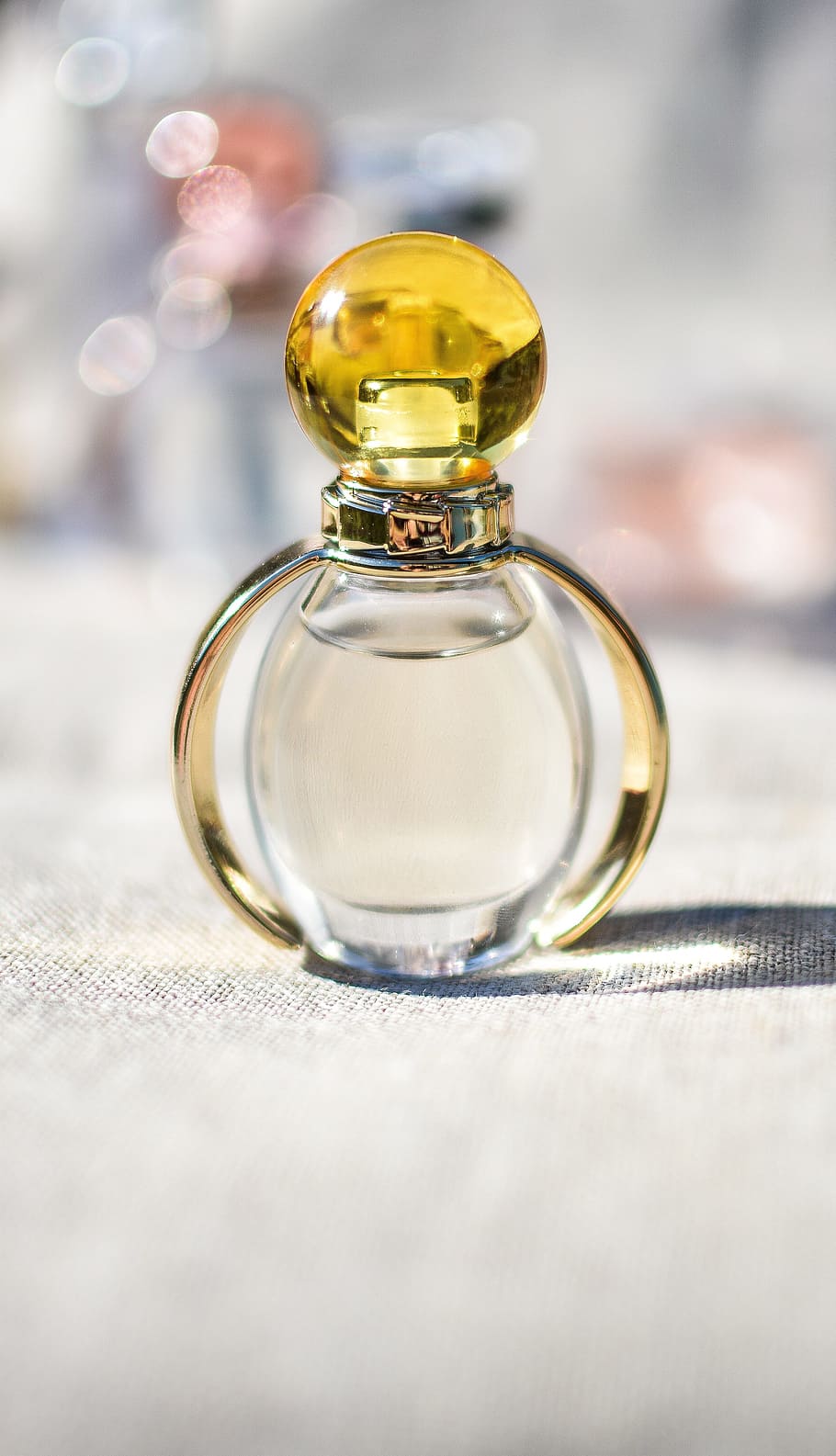 yellow, glass perfume bottle, glass, perfume bottle, bottle, perfume, scent, aroma, smell, fragrance