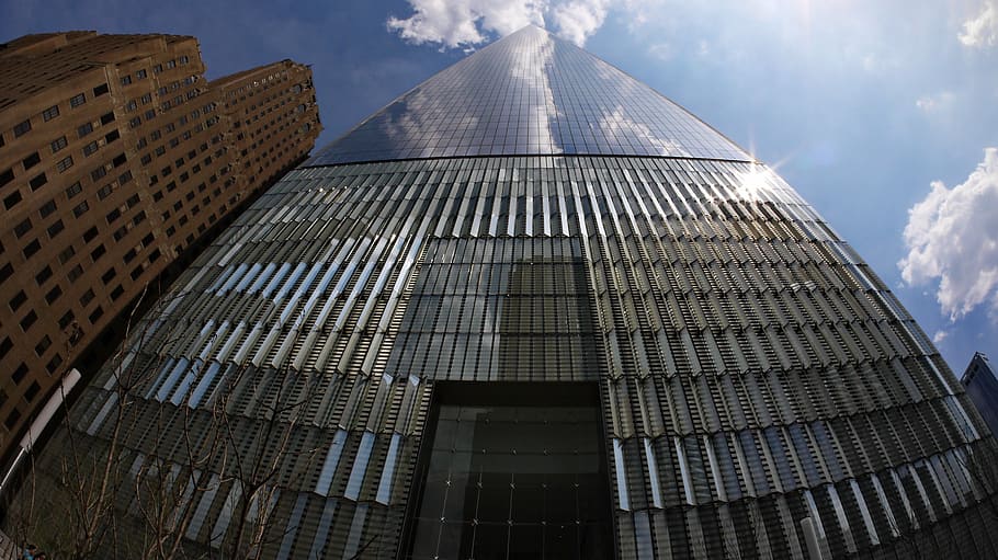Nueva York, rascacielos, un centro de comercio mundial, Exterior del edificio, arquitectura, estructura construida, edificio, ciudad, cielo, exterior del edificio de oficinas