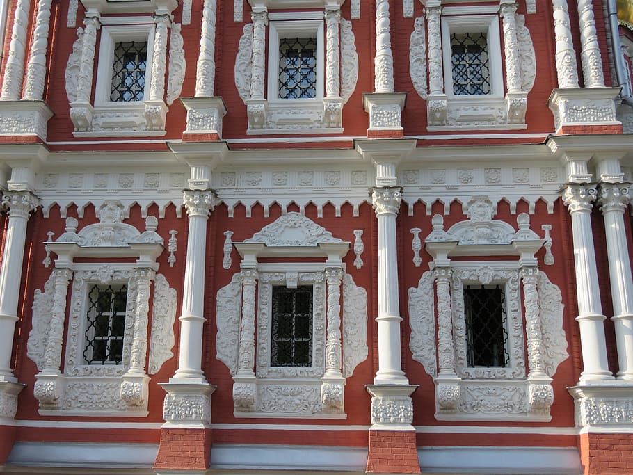 nizhniy novgorod, church, temple, christmas, stroganov, city, house, architecture, the façade of the, building