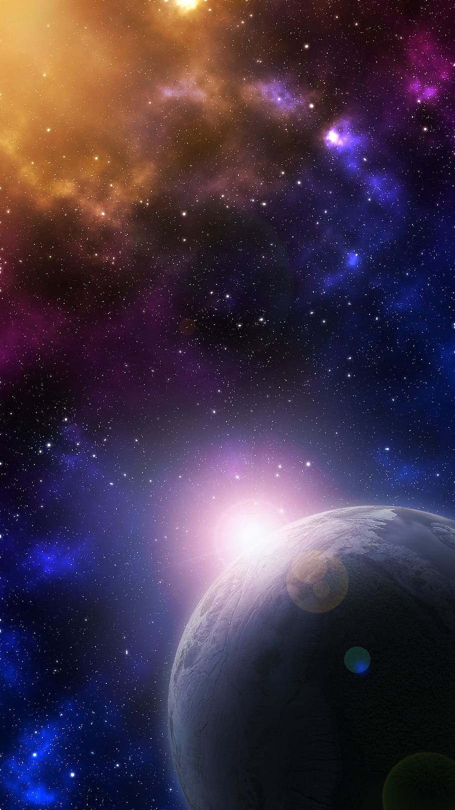 nebula galaxy illustration, universe, planet, star, background, space, cosmos, celestial body, galaxy, fantasy