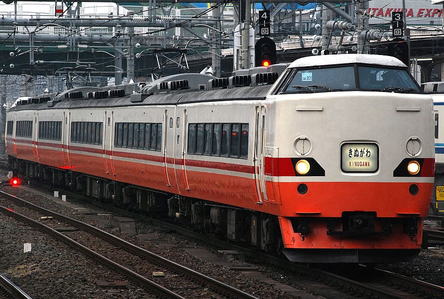 tren, ferrocarril, japonés, moderno, público, transporte, viajes, pista, estación, locomotora