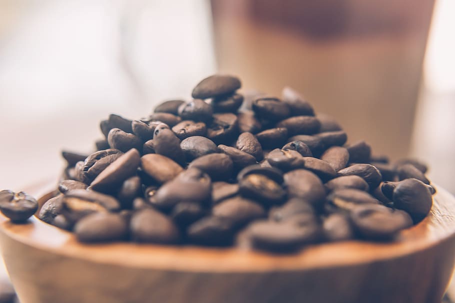 coffee, beans, seeds, brown, food and drink, food, large group of objects, selective focus, freshness, roasted coffee bean