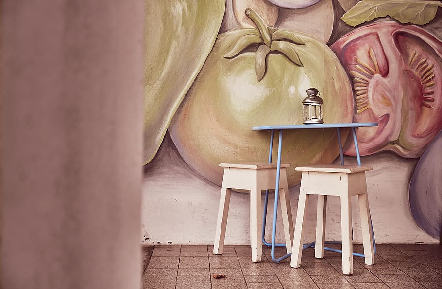 cafe, stool, table, furniture, retro, bar, chair, seat, style, decor