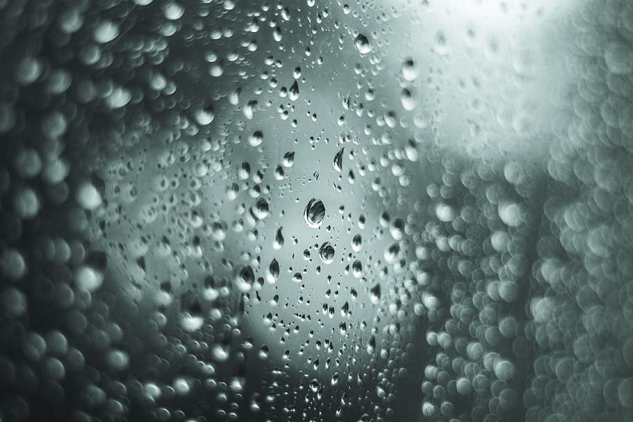 Jendela, Latar Belakang, Rintik Hujan, hujan, air, percikan, jatuhkan, cairan, basah, cuaca