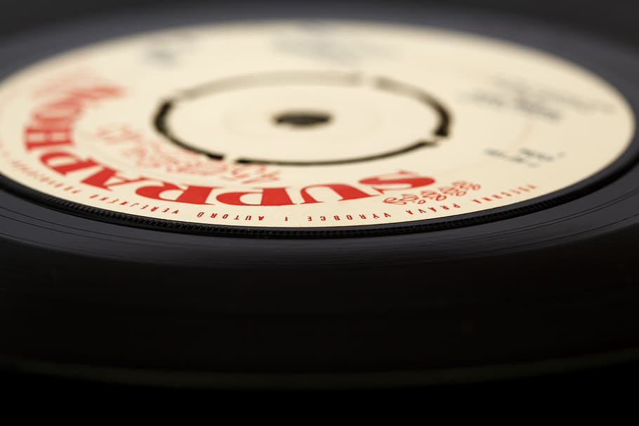 vinyl record, records, audio, background, black, circle, disc, disco, gramophone, label