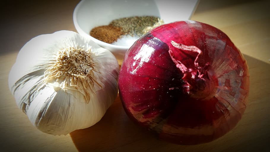 onion, garlic, spice, herb, healthy, food, smell, cook, rural, italy