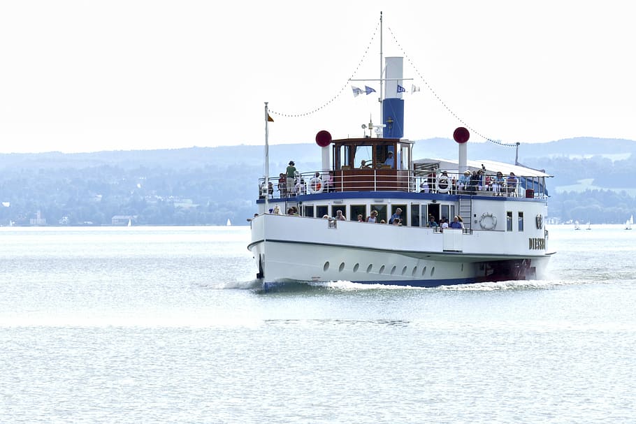 Ammersee, Paddle Steamer, Steamer, Ship, steamer, ship, boat trip, water, nautical vessel, sea, transportation