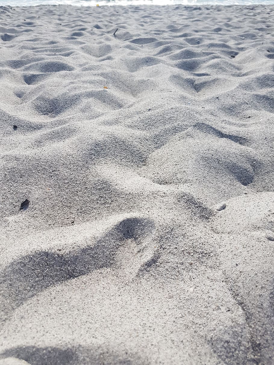 arena, playa, verano, océano, tierra, patrón, vista de ángulo alto, fotograma completo, naturaleza, fondos
