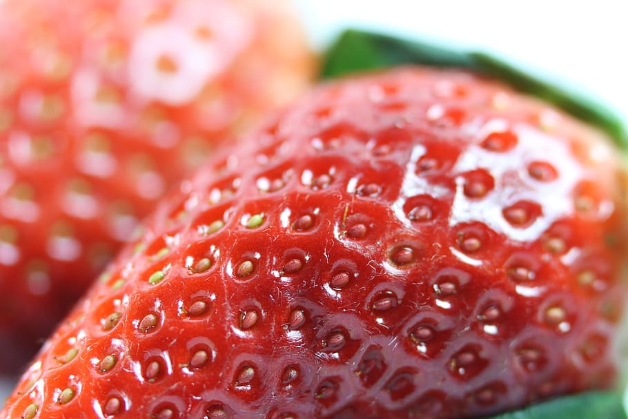 fresa, rojo, fresco, primer plano, orgánico, saludable, postre, jugoso, verano, frescura