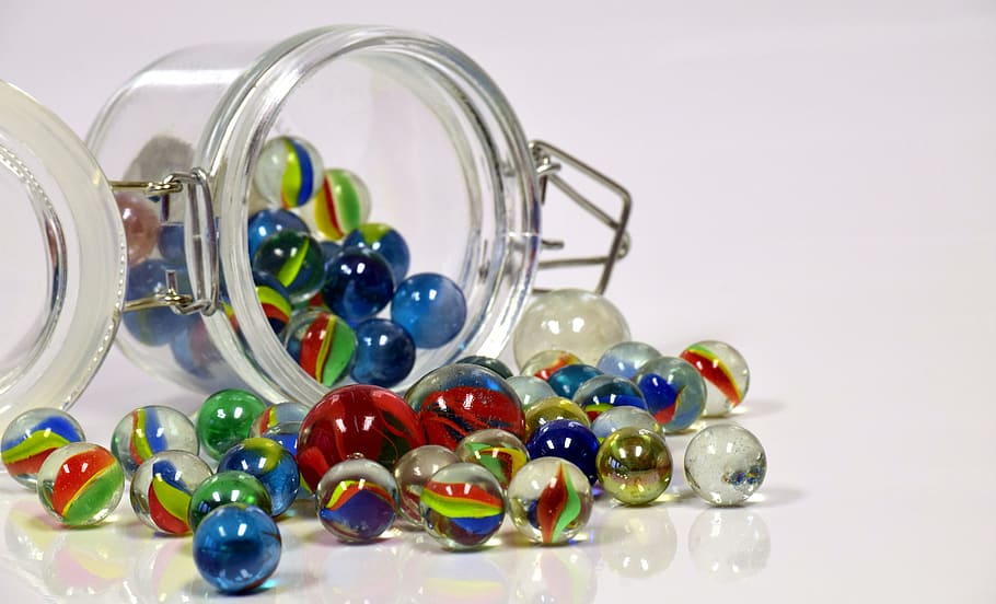 lote de juguetes de mármol de colores variados, canicas, vidrio, juguetes, juguetes para niños, colorido, sobre, bolas, glaskugeln, tienda
