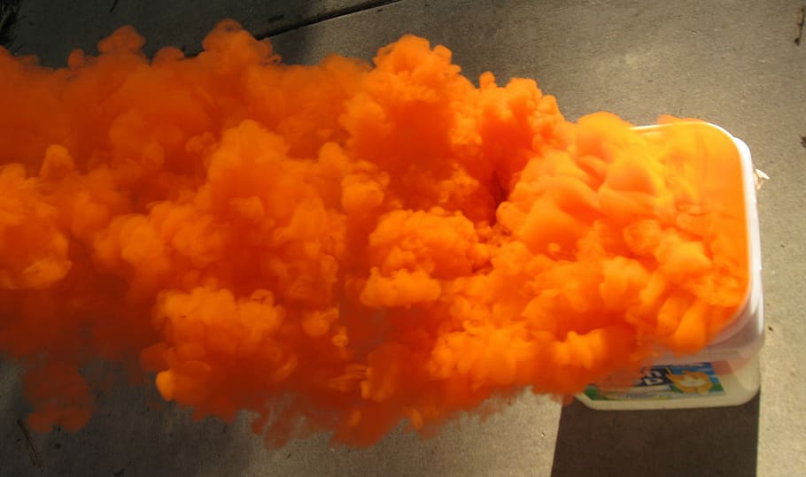 煙, オレンジ, 苦痛, ビーコン, 海, 軍事, 水, オレンジ色, 燃焼, 煙-物理的構造