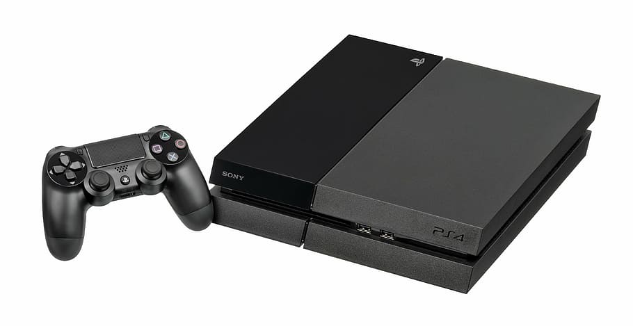 black, sony ps 4, ps4, controller, video game console, video game, play, toy, computer game, device