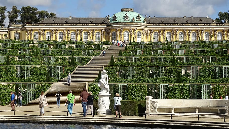 Potsdam, Kastil, Tempat-Tempat Menarik, historis, bangunan, jerman, sanssouci, arsitektur, mengesankan, sejarah