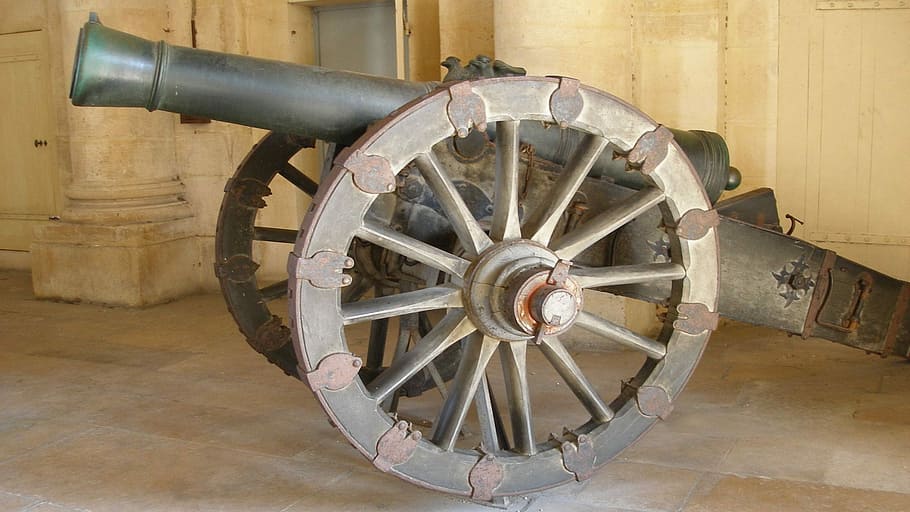 Canon, Lookout, Artillery, Invalid, weapon, army, wheel, history, old-fashioned, day