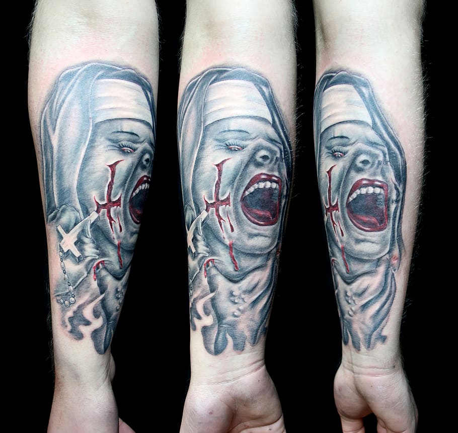 tattoo, dark, dark side, human body part, body part, indoors, limb, human limb, human hand, hand