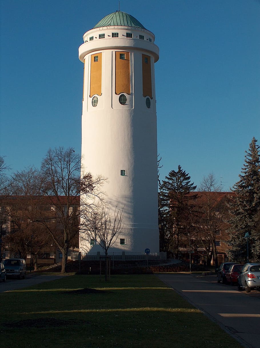 Water Tower, Hockenheim, Germany, architecture, building, structure, construction, industry, urban, city