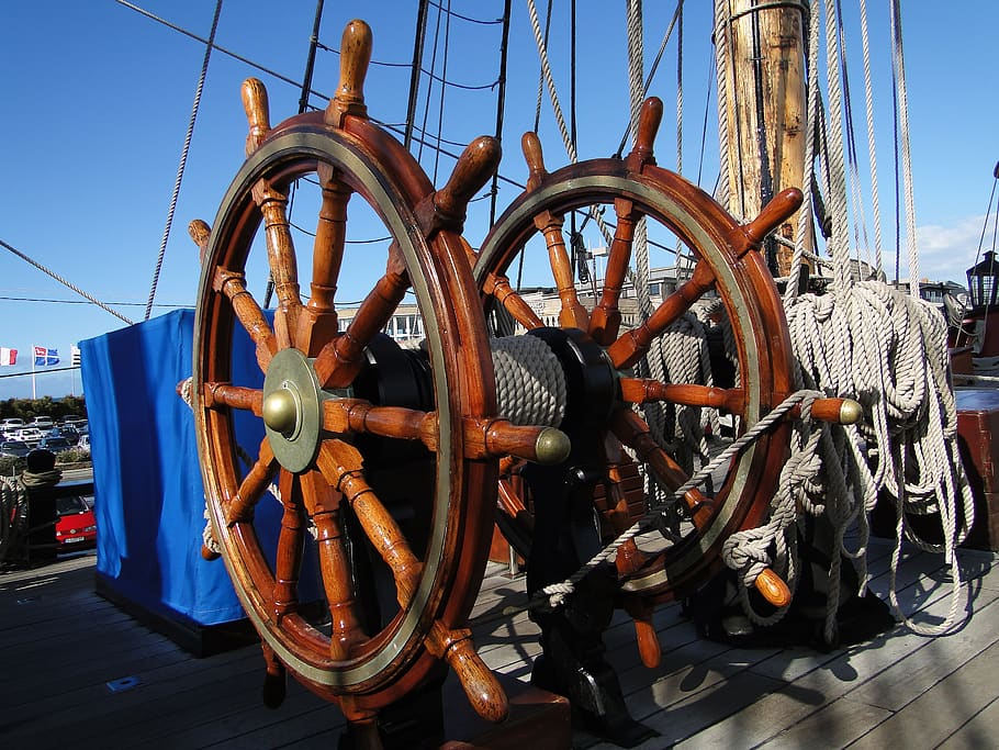 sailboat, rope, boat, sea, port, mats, navigation, pulley, rigging, strings