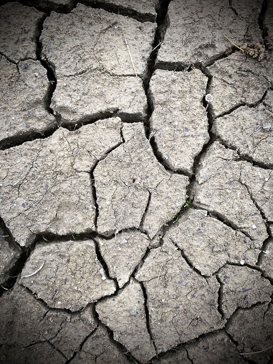 Barro, seco, suelo, tierra, sequía, suciedad, agrietado, desierto, clima árido, naturaleza
