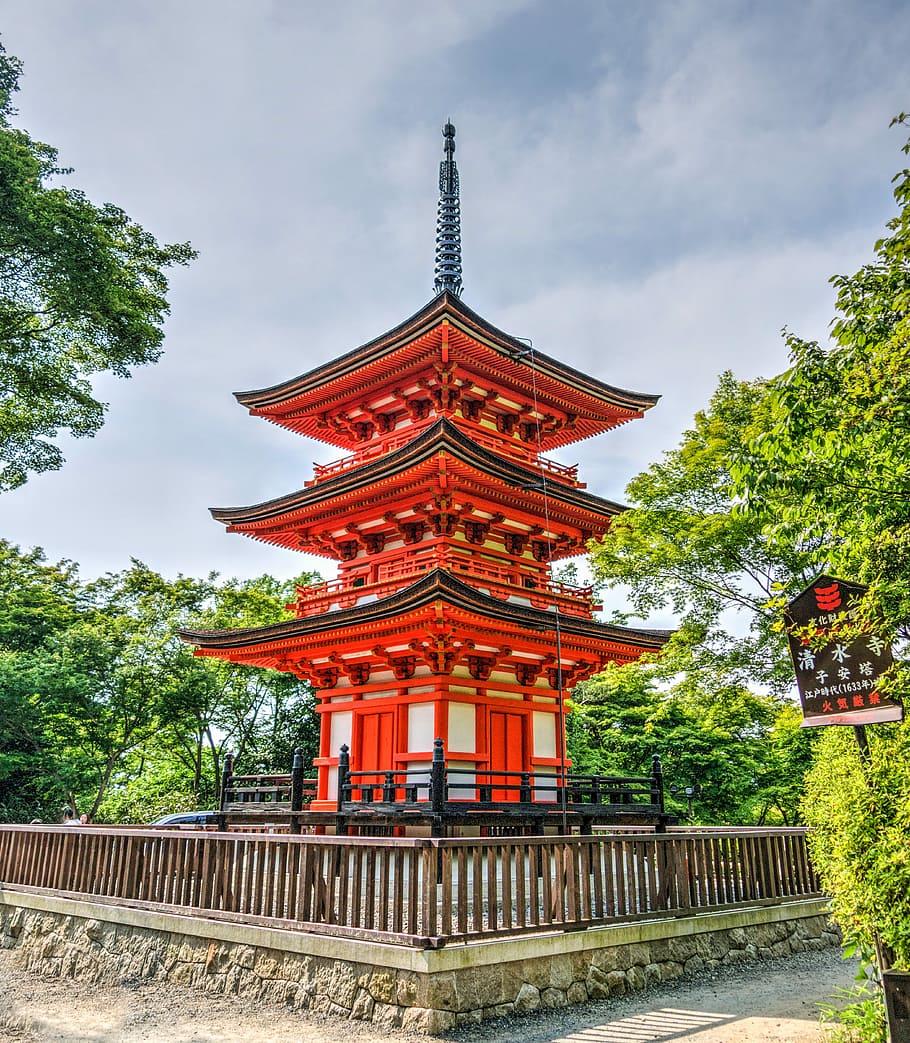 Sensō-Ji, Kyoto, Japón, Arquitectura, viajes, japonés, punto de referencia, Asia, cultura, famoso