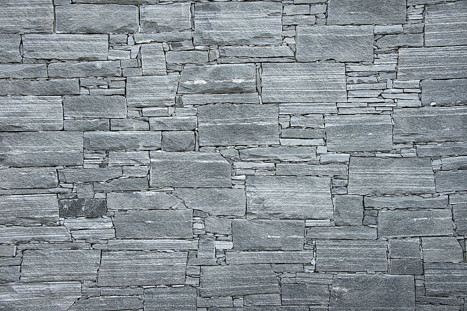 muro de hormigón gris, pared, muro de piedra, piedras, ladrillos, estructura, pared de ladrillo, edificio, casa, fondo