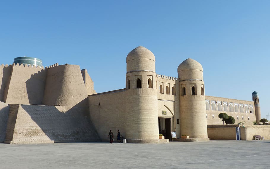 uzbekistan, chiva, xiva, central asia, historically, unesco, world heritage site, world heritage, historic center, ichankala