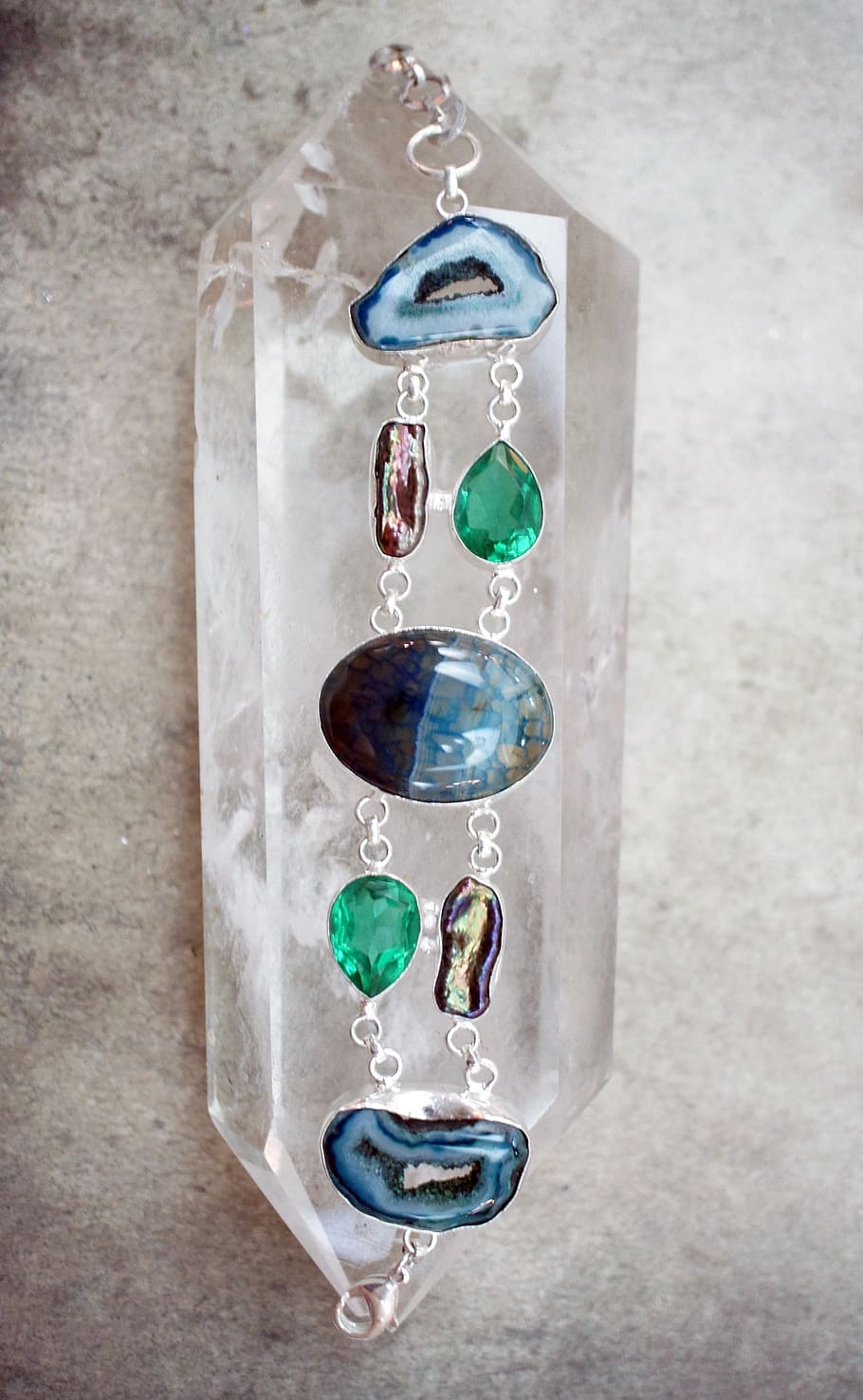 druzy, drusy, solar quartz, quartz, bracelet, stone, gems, gemstone, crystal, point