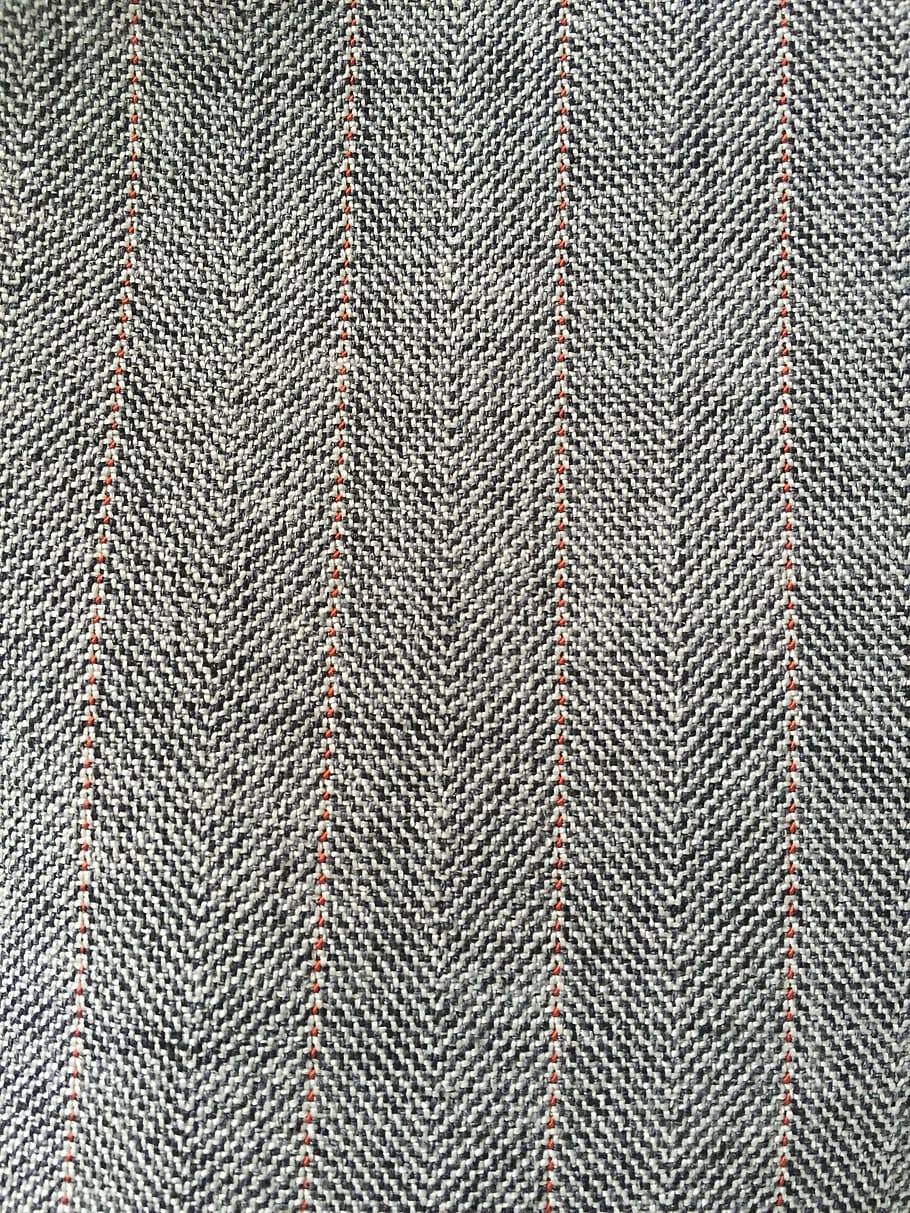 gray textile, fabric, herringbone, pattern, textile, texture, fiber, fashion, style, grey