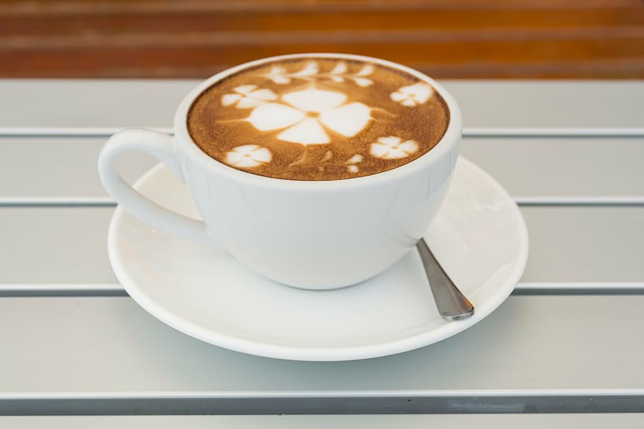 white, teacup, set, wooden, coffee, glass, beverage, coffee mug, caffeine, drink