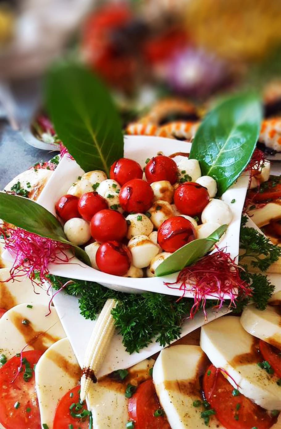 Restaurant, Kitchen, Healthy Food, Salad, tomato, vegetable, food and drink, healthy eating, feta cheese, food