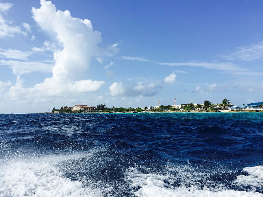 Water, Boat, Island, Maldives, Sea, water boat, holiday, summer, sky, sun