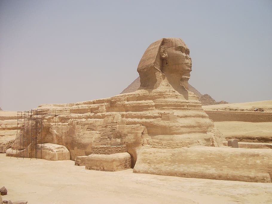 스핑크스, 피라미드, 이집트, 기자, 고대 이집트, 사하라, 관광 명소, 파라오의 고대 미스터리, 선사 시대 기념물, 역사