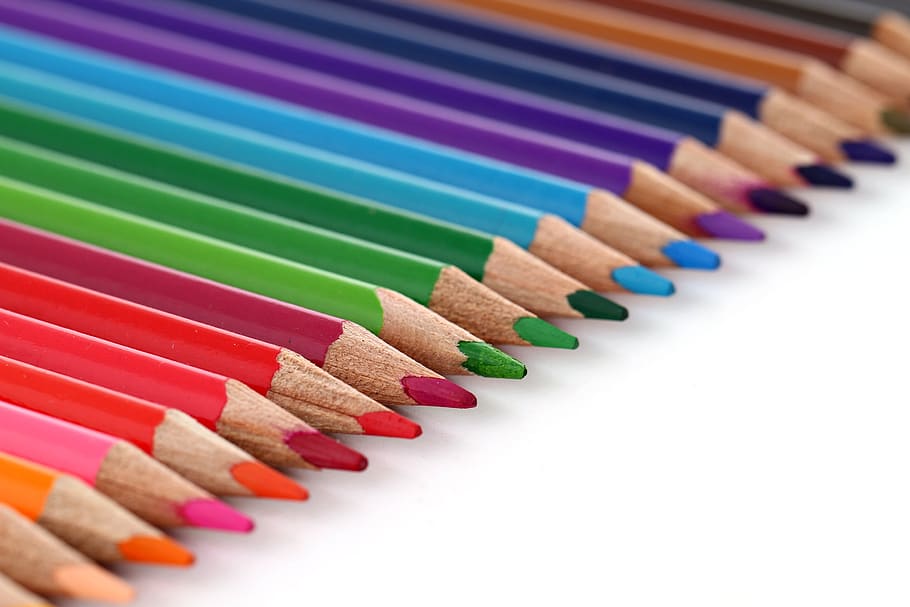 lápis, cor, colorido, arco-íris, giz de cera, criatividade, criativo, arte, artístico, brilhante