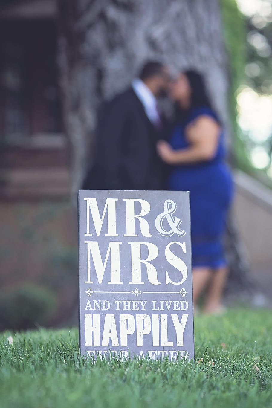 mr.&mrs., mr .&mrs poster, green, grass, Engaged, Happily Ever After, Celebration, engagement, love, romance