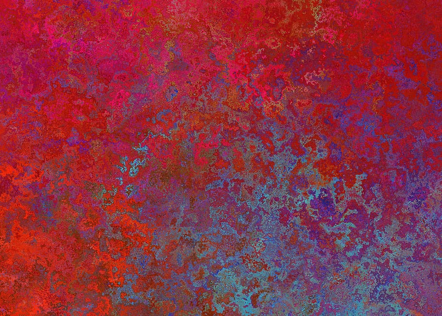 merah, biru, abstrak, lukisan 3, 3d, wallpaper, latar belakang, tekstur, pola, struktur
