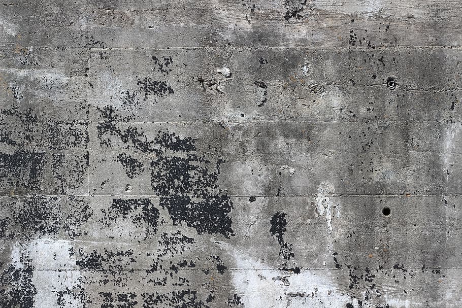 dinding beton, dinding tua, beton, tua, semen, batu, tekstur, grunge, Arsitektur, bahan