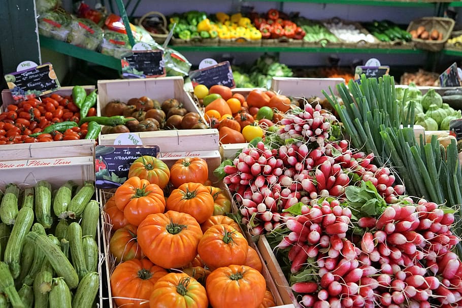 radishes, fruit, vegetables, eat, food, market, sale, service, delicious, sour