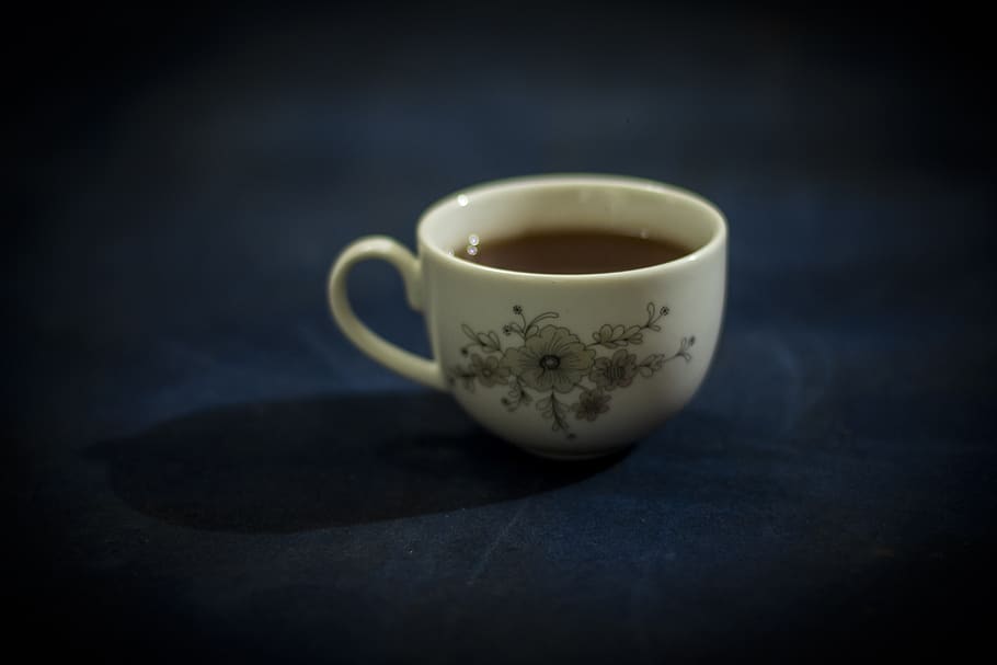 tea, tea cup, coffee, cup, mug, drink, hot, morning, vintage, relax