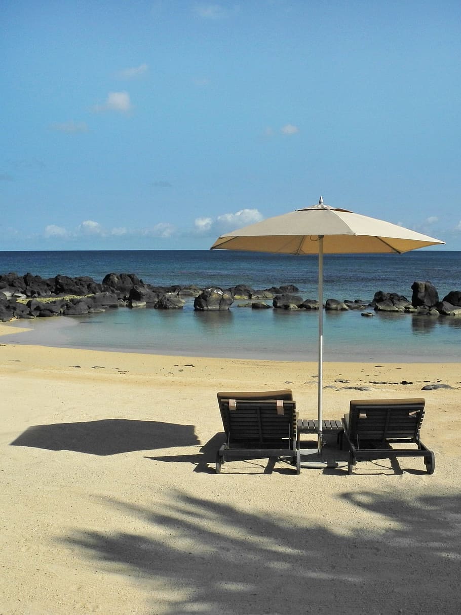 mauritius, beach, sand, stones, ocean, sea, water, paradise, holidays, travel