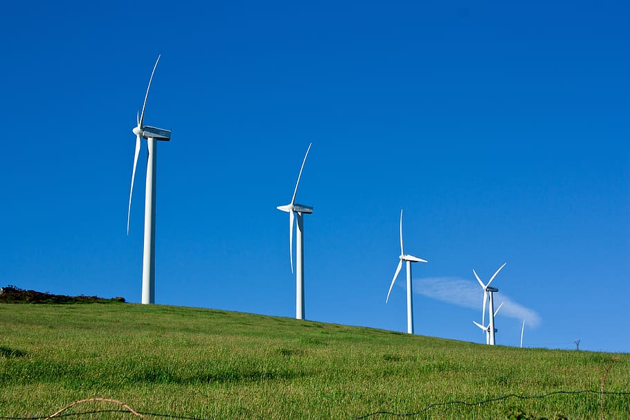 jakobsweg, windräder, alam, langit, energi, pembangkit listrik, energi angin, bahan bakar dan pembangkit listrik, turbin, Turbin angin