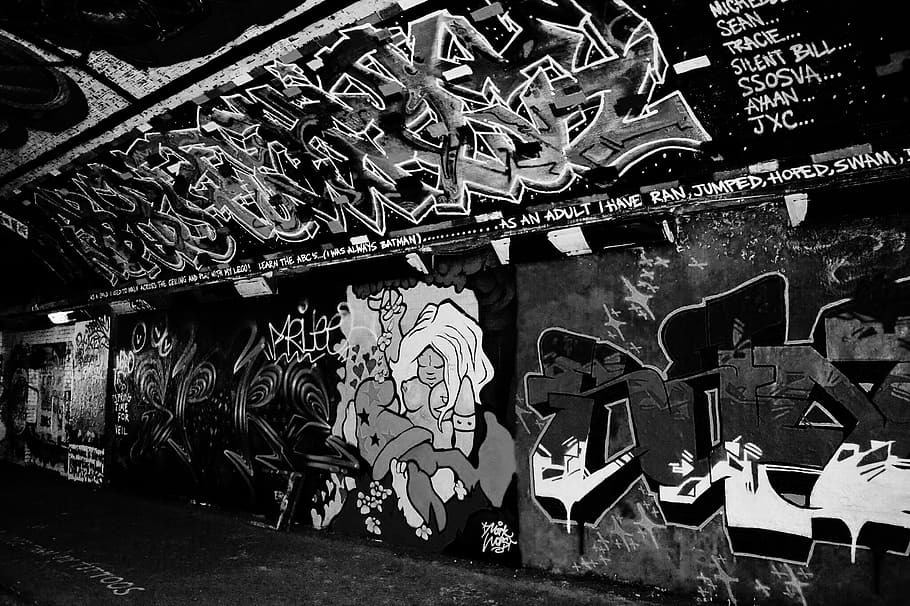 grafite, urbano, rua, design, textura, parede, grunge, pintura, padrão, estilo