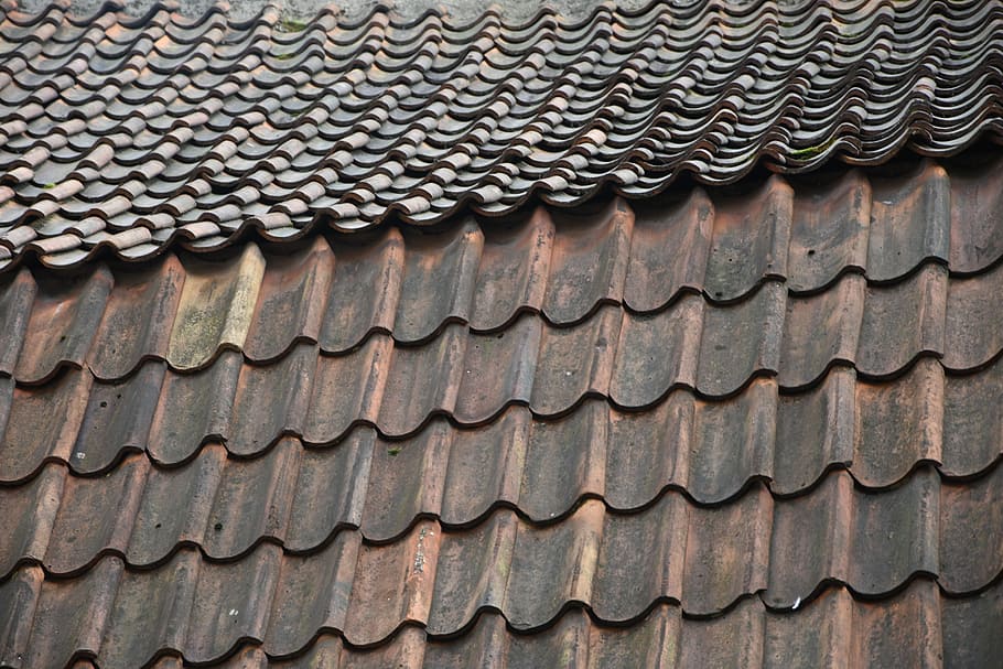 Roof, Tiles, Rooftop, Roofing, roof, tiles, red, pattern, overlap, tiler, brown