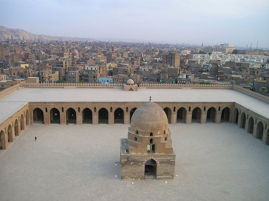 mesquita, islão, árabe, cairo, egito, arquitetura, exterior do edifício, estrutura construída, cidade, construção