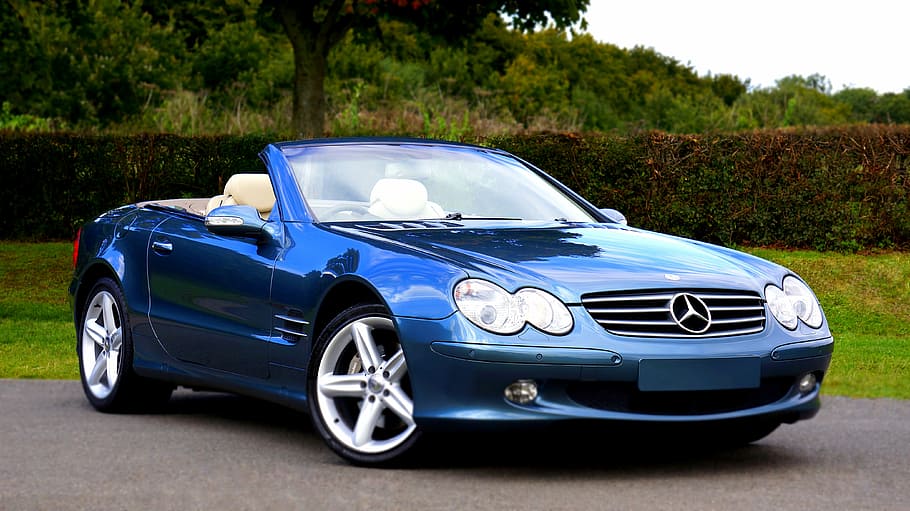 blue, mercedes benz, convertible, coupe, mercedes, car, luxury, modern, automotive, transport