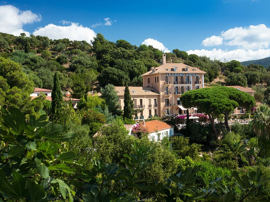 Hotel, South Of France, Mediterranean, france, côte d ' azur, french riviera, house, building exterior, residential building, rural scene