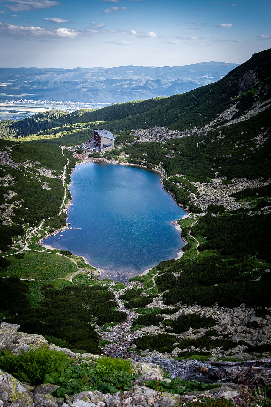 el valle de la mina de sal, lago wielickie, hotel, montaña, tatry, naturaleza, montañas, eslovaquia, cielo, turismo
