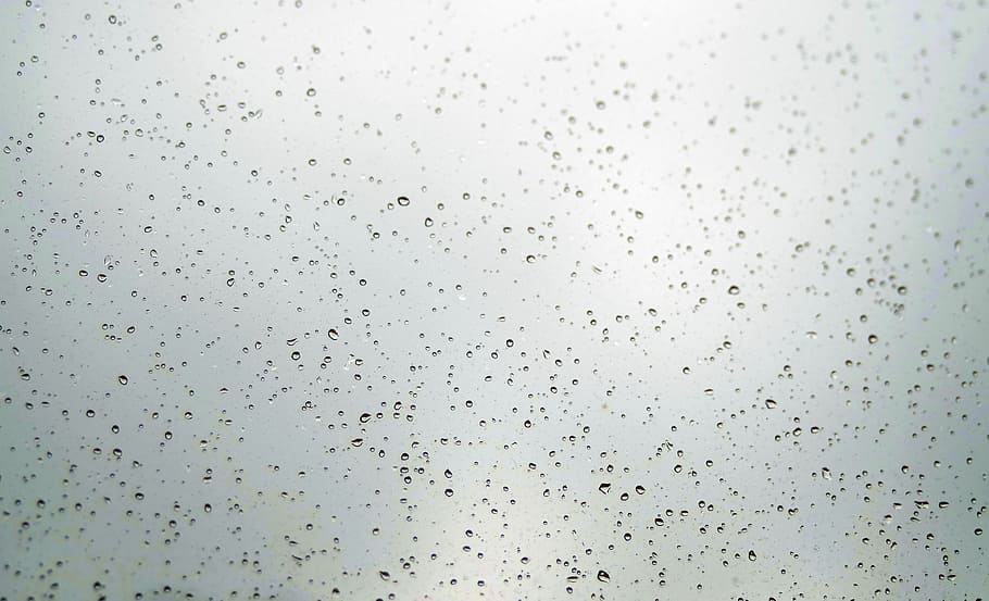 macro photography, water dew, drops on the glass, pane, rain, sad, the background, sky, cloudy, precipitation